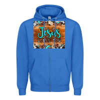 True Royal jesus loves you Zipper Hoodie - JahusDesignShop
