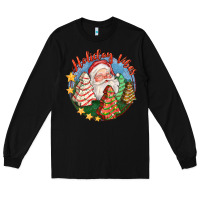 Black holiday vibes Long Sleeve Tee - FaDigitalArtStudio