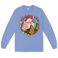 Colony Blue holiday vibes Long Sleeve Tee - FaDigitalArtStudio