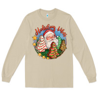 Mushroom holiday vibes Long Sleeve Tee - FaDigitalArtStudio