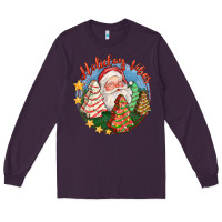 Plum holiday vibes Long Sleeve Tee - FaDigitalArtStudio