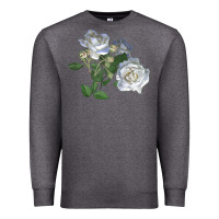 Charcoal Heather white dawn rose Premium Sweatshirt - LillyAllenDesigns
