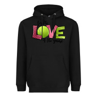 Black for the love of the game tennis Heavyweight Hoodie - Jasminsmagicworld