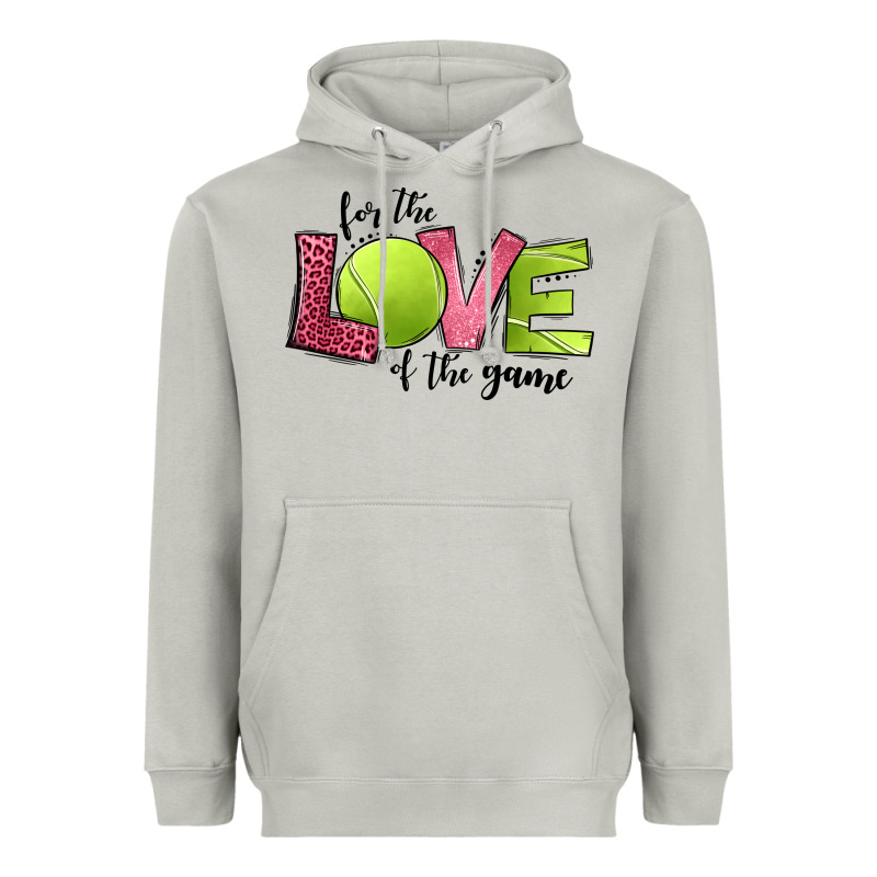 For The Love Of The Game Tennis Heavyweight Hoodie by Jasminsmagicworld | Teevron