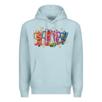 Blue Mist mexican christmas Premium Hoodie - MaliasSmallBusiness