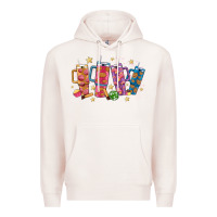 Pale Pink mexican christmas Premium Hoodie - MaliasSmallBusiness
