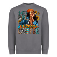 Storm Just a girl who loves coffee Heavyweight Sweatshirt - RanaPortraitStore