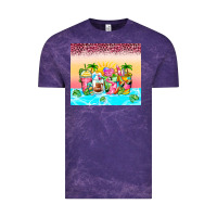 Cloud Purple beach summer coffee cups Vintage Tee - Zillion Design Studio