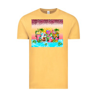 Vintage Mustard beach summer coffee cups Vintage Tee - Zillion Design Studio