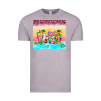 Vintage Zinc beach summer coffee cups Vintage Tee - Zillion Design Studio