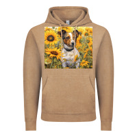 Vintage Coffee jack russel terrier Vintage Hoodie - Unal Design