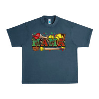 Midnight Navy mama softball Urban Heavy Tee - Zillion Design Studio