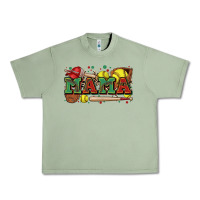 Oil Green mama softball Urban Heavy Tee - Zillion Design Studio