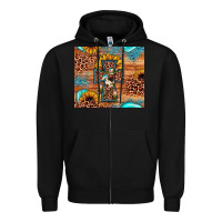 Black leopard cross sunflower Zipper Hoodie - JahusDesignShop