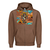 Chestnut leopard cross sunflower Zipper Hoodie - JahusDesignShop