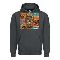 Smoke leopard cross sunflower Zipper Hoodie - JahusDesignShop