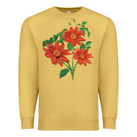 Antique Gold tithonia fiesta del sol sunflower Premium Sweatshirt - LillyAllenDesigns