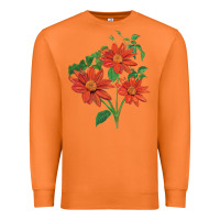 Carrot tithonia fiesta del sol sunflower Premium Sweatshirt - LillyAllenDesigns