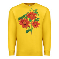 Lemon tithonia fiesta del sol sunflower Premium Sweatshirt - LillyAllenDesigns