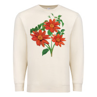 Sandshell tithonia fiesta del sol sunflower Premium Sweatshirt - LillyAllenDesigns