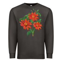 Smoke tithonia fiesta del sol sunflower Premium Sweatshirt - LillyAllenDesigns