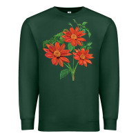 Sports Green tithonia fiesta del sol sunflower Premium Sweatshirt - LillyAllenDesigns