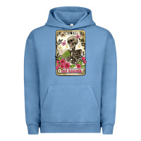 Pigment Pebble Blue the reader tarot card Urban Hoodie - Artiststas