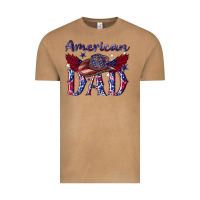 Vintage Camel American dad with cowboy Vintage Tee - texasbilliewilder