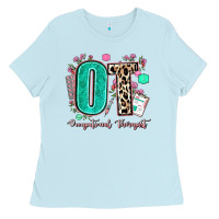 Baby Blue ot occupational therapist Ladies Tee - AdoDesignShop