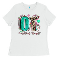 White ot occupational therapist Ladies Tee - AdoDesignShop