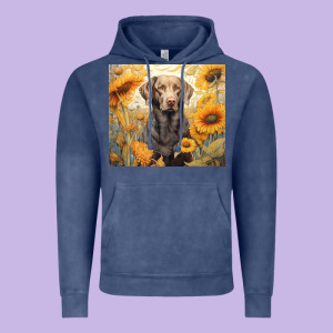 Labrador Retriever Vintage Hoodie Designed By Unal Design
