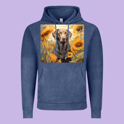 Labrador Retriever Vintage Hoodie Designed By Unal Design