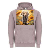 Vintage Zinc labrador retriever Vintage Hoodie - Unal Design