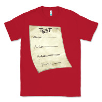 Red test sheet fa element Classic Tee - FaDigitalArtStudio