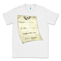 White test sheet fa element Classic Tee - FaDigitalArtStudio