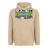 Mushroom western cowhide serape sunflower mama license plate Heavyweight Hoodie - BarkalooDesign