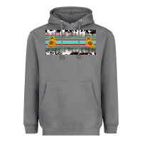 Storm western cowhide serape sunflower mama license plate Heavyweight Hoodie - BarkalooDesign