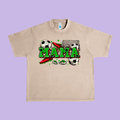 Mama Soccer Urban Heavy Tee Designed By Zillion Design Studio