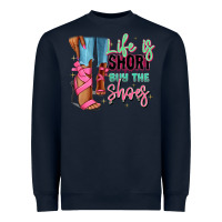 Navy Afro heels Heavyweight Sweatshirt - RanaPortraitStore