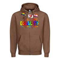 Chestnut equality pride flags Zipper Hoodie - AdoDesignShop