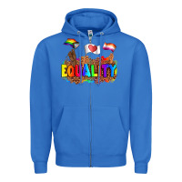 Equality Pride Flags Zipper Hoodie | Teevron