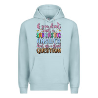 Blue Mist if you don't want sarcastic answer Premium Hoodie - MaliasSmallBusiness