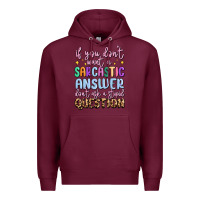 Burgundy if you don't want sarcastic answer Premium Hoodie - MaliasSmallBusiness