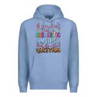 Colony Blue if you don't want sarcastic answer Premium Hoodie - MaliasSmallBusiness
