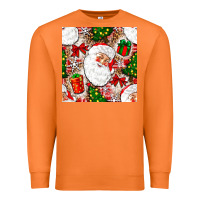 Carrot Christmas Santa Claus and gift box Premium Sweatshirt - NancyCooperArtShop