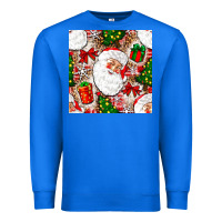 True Royal Christmas Santa Claus and gift box Premium Sweatshirt - NancyCooperArtShop