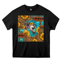 Black arabian horse Heavy Core Tee - LillyAllenDesigns