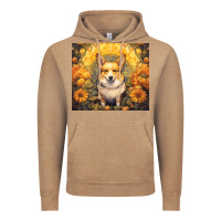 Vintage Coffee pembroke welsh corgi Vintage Hoodie - Unal Design