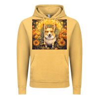 Vintage Mustard pembroke welsh corgi Vintage Hoodie - Unal Design