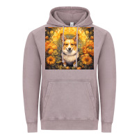 Vintage Zinc pembroke welsh corgi Vintage Hoodie - Unal Design